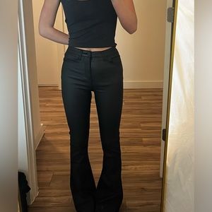 Edikted leather flared pants!!